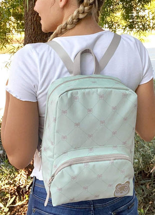 Controller Gear Animal Crossing - Small Backpack Mini Bookbag Travel Bag for Console & Accessories - Tom Nook Quilted