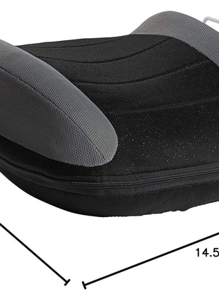 UberBoost Inflatable Booster Seat for Car, Travel Booster Seat, Black/Gray