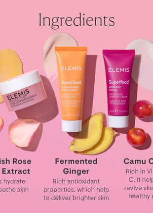 ELEMIS Way to glow kit, Amazon Exclusive 3 Piece travel set ($70 Value)