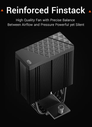 PCCOOLER CPS R400 Air CPU Cooler, Next-Gen 4 Heatpipes Air Cooler, PWM 2200RPM 92mm Fan, 180W TDP CPU Air Cooler,for AMD AM4/AM5/Intel LGA 115X/1200/1700/18XX Black