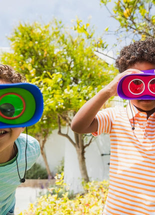 Educational Insights GeoSafari Kidnoculars - Toy Binoculars for Kids, Outdoor Toys for Kids Ages 4-8, Toddler Camping and Nature Toys, Lightweight Binoculars with Neck Strap, Bird Watching Gear