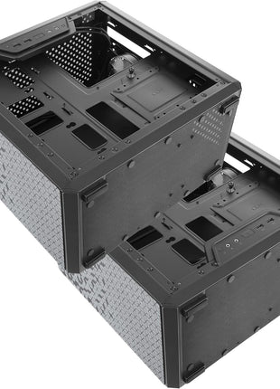 Cooler Master Q300L V1 Micro-ATX PC Case, High Airflow, Transparent Panel | 360mm Graphics Card Support, 240mm AIO Support, Micro-ATX Motherboard, Magnetic Dust Filters, Modular I/O Panel