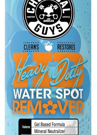 Chemical Guys Heavy Duty Water Spot Remover Gel for Paint, Glass, and Metal - Mineral and Water Spot Remover for Cars, Trucks, Motorcycles, RVs & More - 16 oz