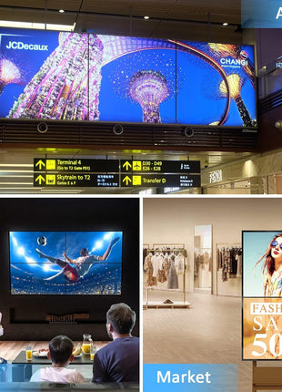 Video Wall Controller 2X2,JCHICI TV Wall Processor,4K x 2K HD Display,180 Degree Rotate,8 Splicing Modes 2x2,1x2,1x3,1x4,2x1,3x1,4x1,Input 4K and Output 1080P,Streaming Media Video Device