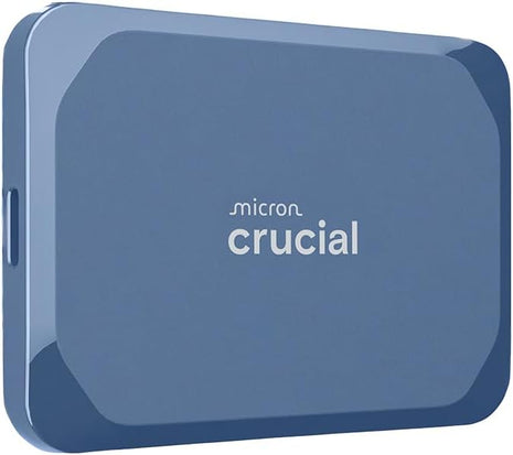 Crucial X10 1TB Portable SSD, Up to 2,100MB/s, USB 3.2 USB-C, External Solid State Drive, Compatible with Windows, Mac & Android, Durable Storage for Games, Photos & Files, Blue - CT1000X10SSD9-02