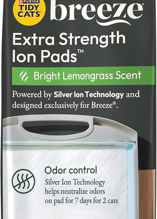 Purina Tidy Cats Cat Litter Breeze Pads Refill Pack Multi Cat Litter Pads - 8 ct. Bag