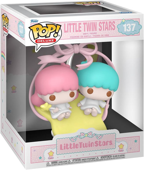 Funko POP! Deluxe: Hello Kitty - Little Twin Stars | Official Merch - Collectable Vinyl Figurine for Shelf Display - Birthday Gift Idea for Fans and Collectors