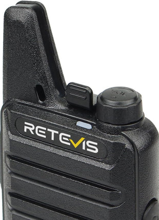 Retevis RT22 Walkie Talkies Rechargeable Hands Free 2 Way Radios Two-Way Radio(6 Pack) with 6 Way Multi Gang Charger