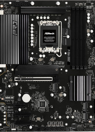 ASRock Z890 Pro-A Motherboard Intel Core Ultra LGA1851 RL-ILM DDR5 8666 MHz 256 GB ATX Motherboard PCIe 5.0