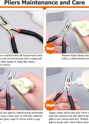 PAXCOO Jewelry Making Supplies Kit with Tools, Wires, Findings for Jewelry Repair and Beading