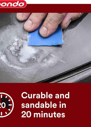 bondo Glazing and Spot Putty, Fills Pinholes, Scratches, Minor Dings & Hairline Cracks, 16 oz, 1 Tube