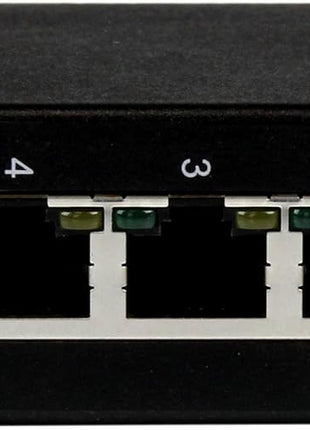 StarTech.com 5 Port Unmanaged Industrial Gigabit Ethernet Switch - DIN Rail / Wall-Mountable Network Switch - Rugged IP30 Gigabit Switch , TAA (IES51000)