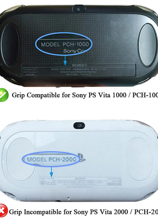 OSTENT Durable Joypad Plastic Flexible Bracket Holder Hand Handle Grip for Sony Playstation PS Vita PSV Color Black