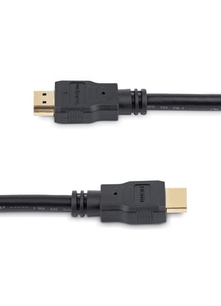StarTech.com 50cm (1.6ft) HDMI Cable - 4K High Speed HDMI Cable with Ethernet - UHD 4K 30Hz Video - HDMI 1.4 Cable - Ultra HD HDMI Monitors, Projectors, TVs & Displays - Black HDMI Cord - M/M
