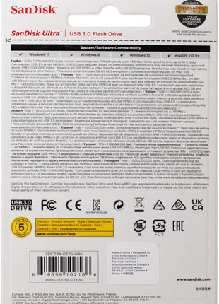 SanDisk 32GB Ultra USB 3.0 Flash Drive - SDCZ48-032G-UAM46