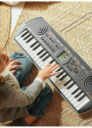 Casio Casiotone SA-81 – Compact Keyboard with 100 Tones & 50 Rhythms | Fun for Beginners | Great for Music Practice and Learning | 44 Mini Keys, 100 Built-in Tones, 32-Note Polyphony, 10 Songs, AC or 6×aa Power, Headphone Jack