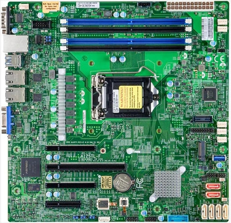 Supermicro X12STL-F Micro-ATX Server Motherboard C252 LGA-1200, Daul LAN 1GbE