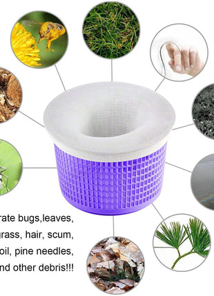Coopache 30-Pack of Pool Skimmer Socks - Filters Baskets, Skimmers Cleans Debris and Leaves for In-Ground and Above Ground Pools