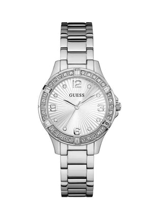Guess Round 36mm Silver Dial Analog Women Watch - U1349L1M