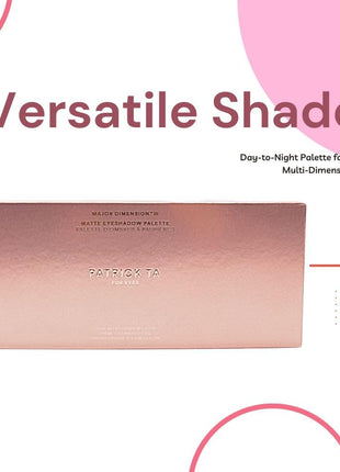 PATRICK TA Major Dimension III Matte Eyeshadow Palette