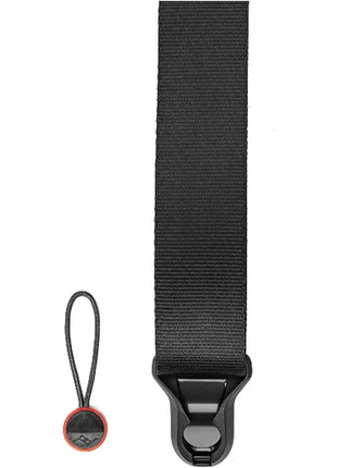 Peak Design Slide Lite Camera Strap, Black, Configurable as a Sling, Neck or Shoulder Strap, Quick Release and Connection, Smooth and Grippy Side, Camera Straps for Photographers, 200 lb Capacity