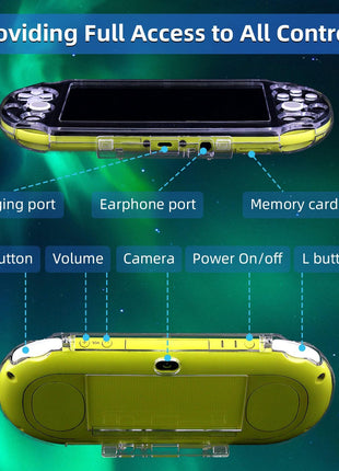 OSTENT Protective Clear Crystal Hard Guard Case Cover for Sony PS Vita PSV 2000 PCH-2000