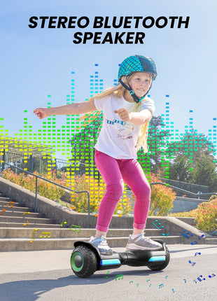 Gyroor Self Balancing Scooter New G13 All Terrain Balancing Scooter with LED Lights, Self Balancing Off Road with Bluetooth for Kids ages 6-12 and Adults
