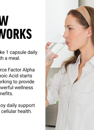 Force Factor Alpha Lipoic Acid 600mg Capsules, Antioxidants Supplement, ALA Supplement for Cardiovascular Support and Cellular Health, Vegan, No Gelatin, 60 Vegetable Capsules (Pack of 2)