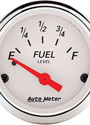 Auto Meter 1318 Arctic White Fuel Level Gauge