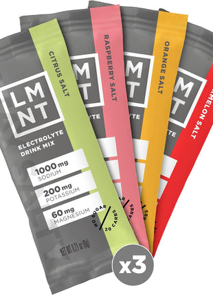 LMNT Zero Sugar Electrolytes - Variety Pack | Drink Mix | 12-Count