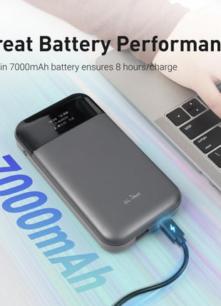 GL.iNet GL-E750V2 (MUDI) 4G LTE Portable Wi-Fi Hotspot for Travel | Mobile Hotspot Device, OpenWrt, OpenVPN, WireGuard, 7000mAh, Global Version