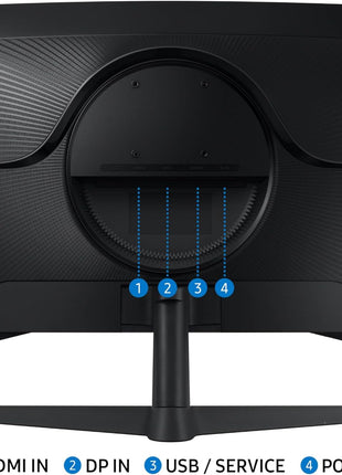 Samsung 32" Odyssey (G55C) Series QHD 1000R Curved Gaming Monitor, | 165Hz, 1ms(MPRT), HDR10, AMD Radeon FreeSync, Eye Care, Glare Free, Sharp Resolution (LS32CG550ENXZA)