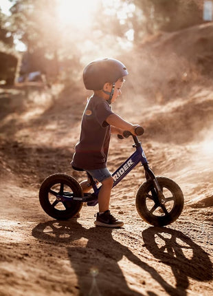 Strider 12 Sport, No Pedal Balance Bike for Kids Ages 1–4 Years, Blue | No-Pedal Balance Bike for Toddlers, Safety Pad, Adjustable Seat and Handlebars, Lightweight Frame, Never-Flat Tires