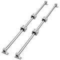 VEVOR Linear Rail Slide SFC20-1000mm 2 PCS 39.4 in/1000mm SFC20 Guide Rails 4 PCS SC20 Slide Blocks 4 PCS Rail Supports Linear Rails and Bearings Kit for Automated Machines CNC DIY Project