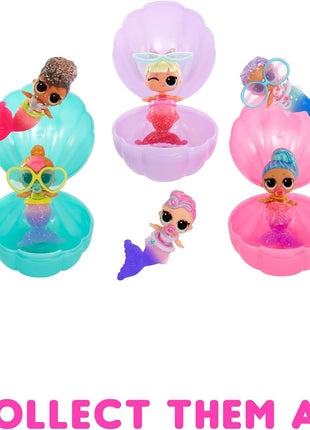 LOL Surprise Mermaids Baby Sisters with Color Change Tail, 8 Dolls to Collect, Fashion Accessories, Great Gift for Kids Ages 4+