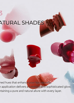 HERA Sensual Nude Balm 3.5g #00 GLACIER | 30H Hydrating Tinted Color Lip Balm with Ceramide, Hyaluronic Acid & Shea Butter, Nourishing Care for Smooth and Naturally Radiant Korean Makeup