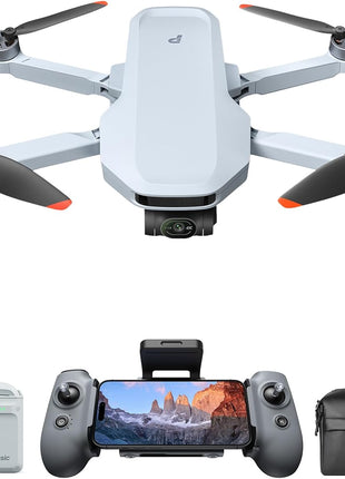 Potensic ATOM 2 Drone with Camera for Adults 4K Video, 8K Photo, Under 249g, 3-Axis Gimbal, 10KM Transmission, AI Track, Vertical Shooting, AI Night Shot, QuickShots, Fly More Combo (96-Min Flight)