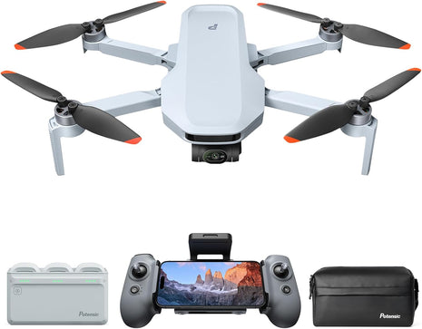 Potensic ATOM 2 Drone with Camera for Adults 4K Video, 8K Photo, Under 249g, 3-Axis Gimbal, 10KM Transmission, AI Track, Vertical Shooting, AI Night Shot, QuickShots, Fly More Combo (96-Min Flight)
