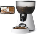 iPettie F4-C Smart Automatic Pet Feeder with 160Â° Wide-Angle Camera, 5G WiFi Connectivity, 2K HD, Motion & Sound Detection, 2-Way Voice Interaction, Night Vision, Stainless Steel Food Dispenser