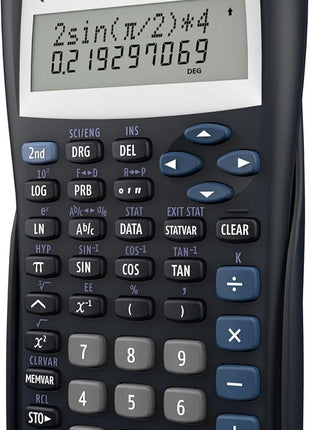 Texas Instruments TI-30XIIS Scientific Calculator, Black with Blue Accents