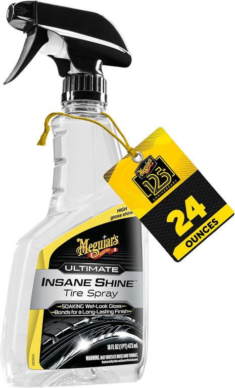 Meguiar's G250816 - Ultimate Insane Shine Tire Spray-16oz