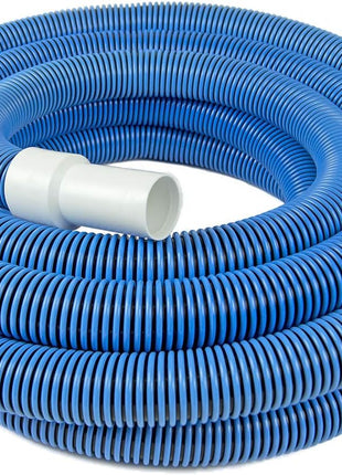 Poolmaster Manual Pool Vacuum Hose, 30 Ft x 1-1/2 inch for Inground & Above Ground Pools, Not for Automatic Cleaners, Kink-Free, Heavy Duty Pool Cleaner Hose with Swivel Cuff – Made in USA