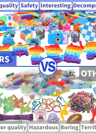 1000 Pcs Party Favors for Kids, Fidget Toys Bulk, Birthday Gift Toys, Fidgets Stocking Stuffers, Treasure Box Birthday Party, Goodie Bag Stuffers, Carnival Prizes, Pinata Filler Stuffers for Classroom