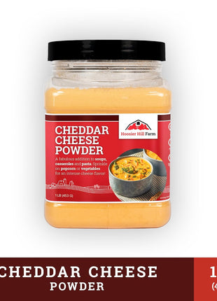 Hoosier Hill Farm Cheddar Cheese Powder, 1LB (Pack of 1)