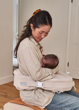 My Brest Friend Deluxe Nursing Pillow Cover - Slipcovers for Baby - Adjustable Fit, Easy Care, Durable - Nursing Pillow Not Included, Soft Sand
