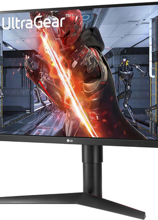 LG 27GL83A-B 27-Inch Ultragear QHD 2560 x 1440 IPS Gaming Monitor, 144Hz, 1ms (GtG), NVIDIA G-SYNC, AMD FreeSync, HDR10, HDMI, DisplayPort, Tilt/Height/Pivot Adjustable Stand, Black