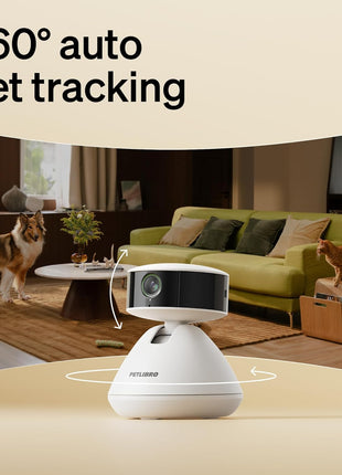 PETLIBRO AI Dog Camera Pet Camera Indoor with Phone App [Multi-Pet Recognition, Daily Activity Analysis & Smart Summaries] Cat Cam 360° View, 1080P Dog Cam Night Vision, 2-Way Audio Home Camera WiFi