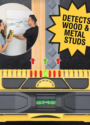 Franklin Sensors Prosensor M210 Stud Finder With 13-Sensors, Wood & Metal Stud Detector/Wall Scanner, Live Wire Detection, Made in the USA