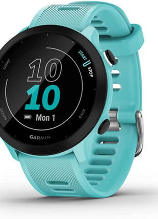 Garmin Forerunner 55, GPS Running Watch with Daily Suggested Workouts, Up to 2 Weeks of Battery Life, Aqua