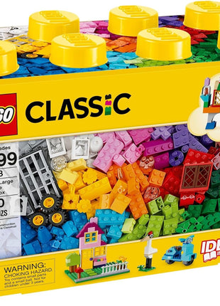 LEGO Classic Large Creative Brick Box 10698 Building Set, Toy Storage Solution for Home or Classrooms, Interactive Building Toy for Kids, Boys, and Girls